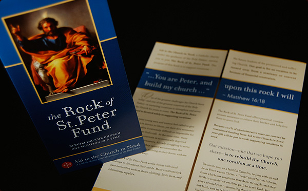 Aid to the Church in Need: The Rock of St. Peter Fund Brochure