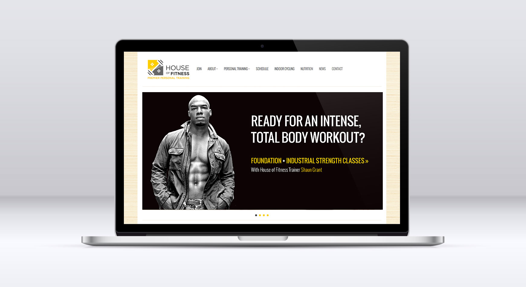 Fitness Website Design