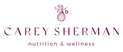 Nutritionist Branding & Logo Design: Carey Sherman Nutrition & Wellness