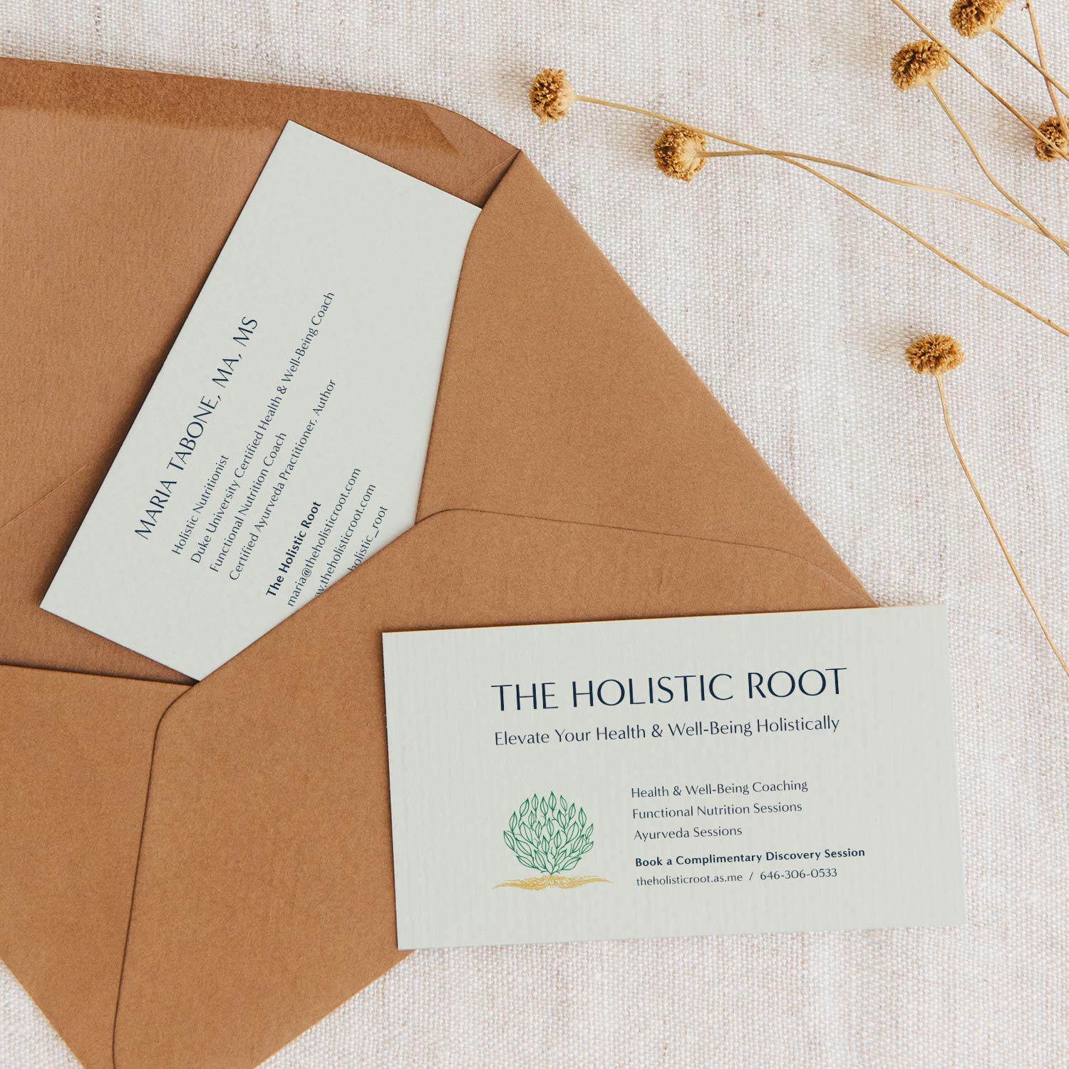 Holistic Nutritionist Website Design: The Holistic Root