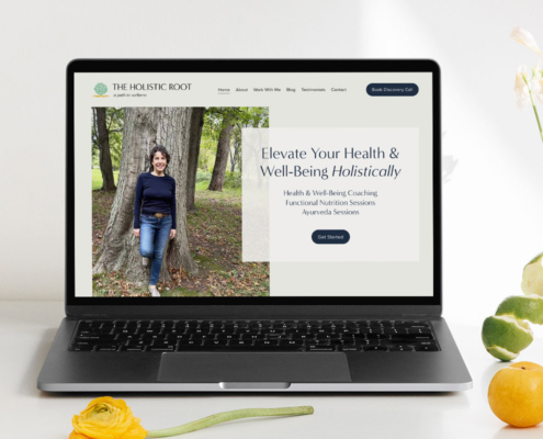 Holistic Nutritionist Website Design: The Holistic Root