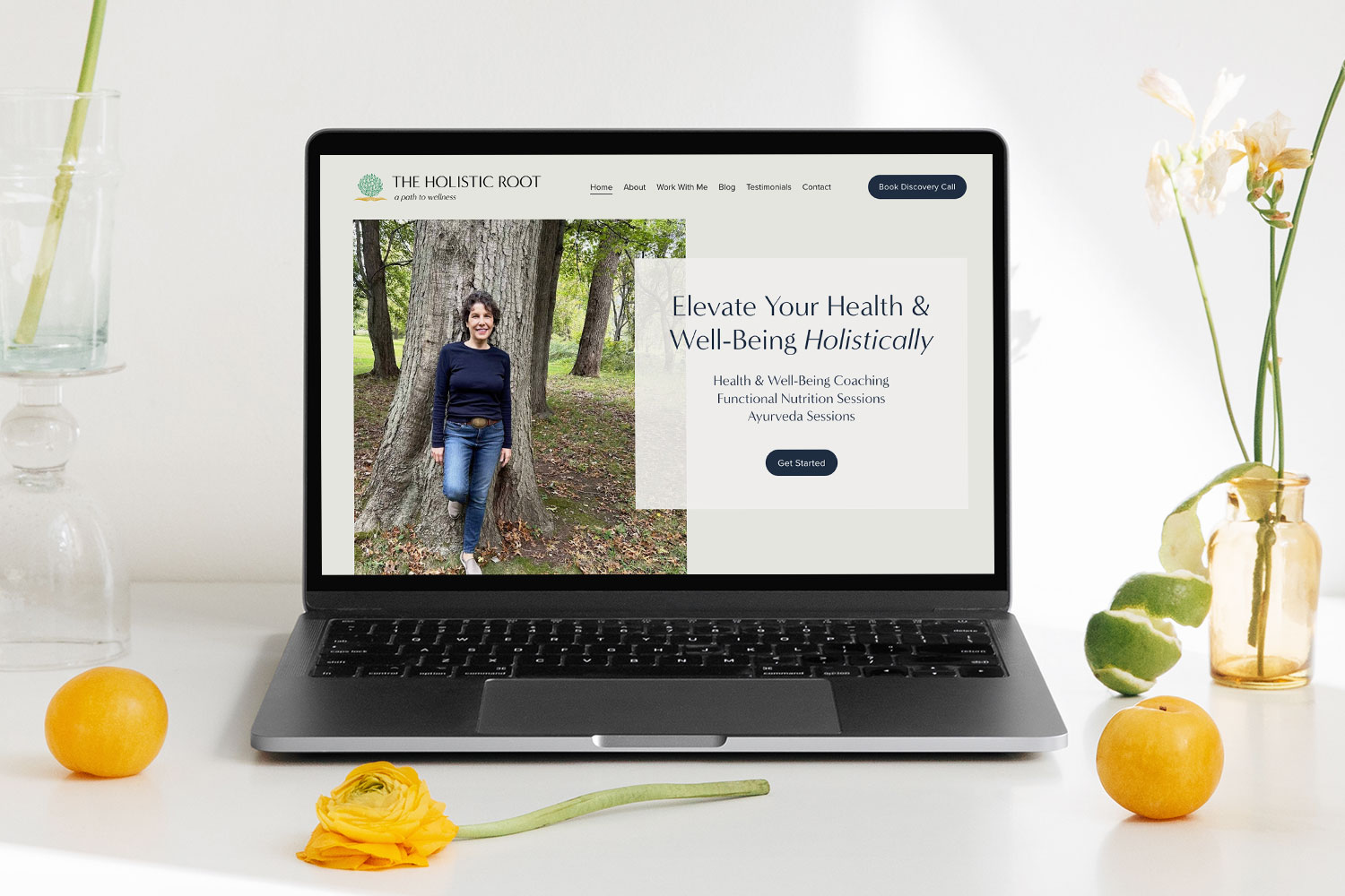 Holistic Nutritionist Website Design: The Holistic Root